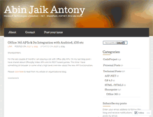 Tablet Screenshot of abinjaik.com